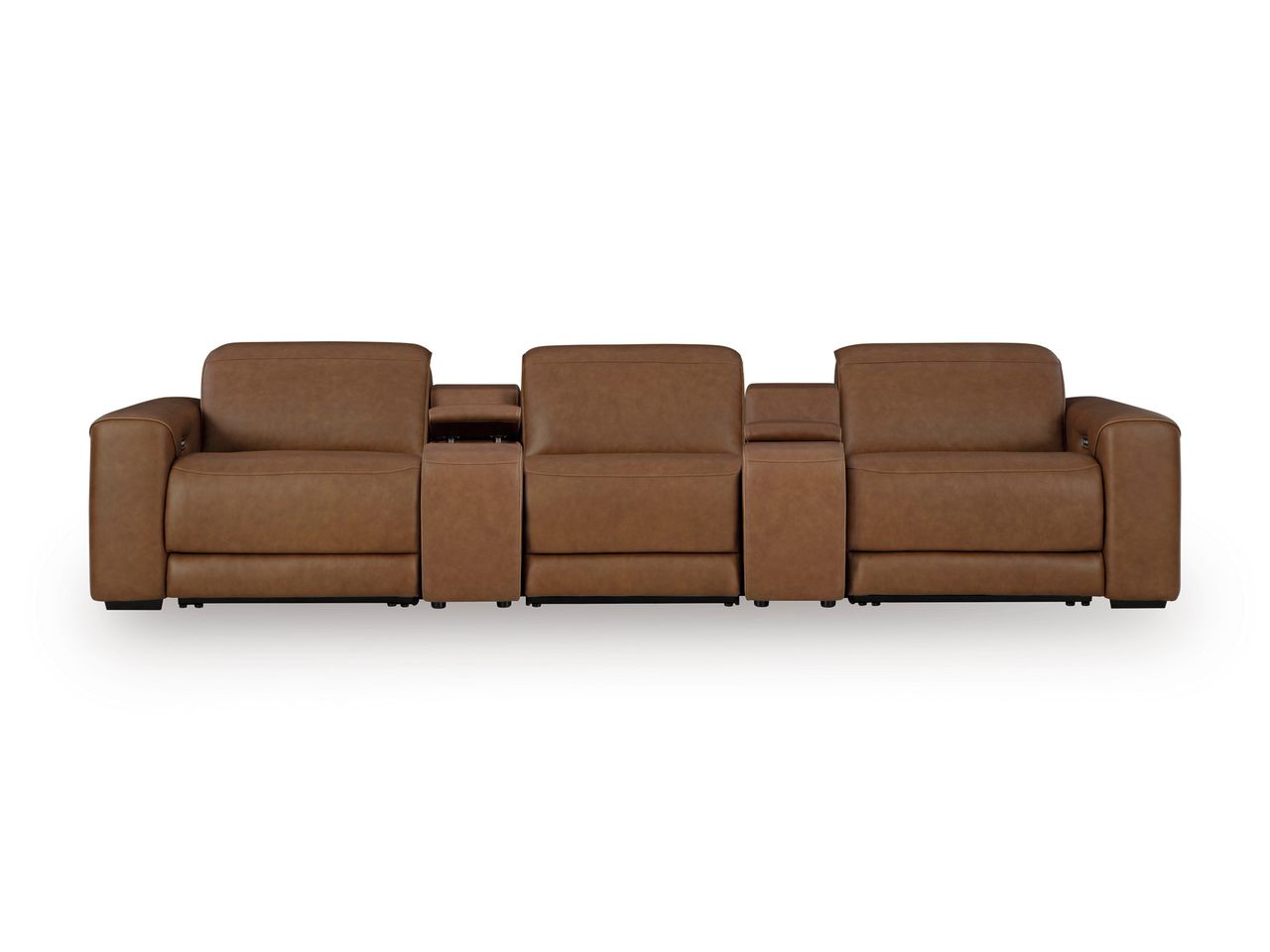 EasyMoney 3-Piece Power Reclining Sectional Sofa In Caramel NCU10700S9