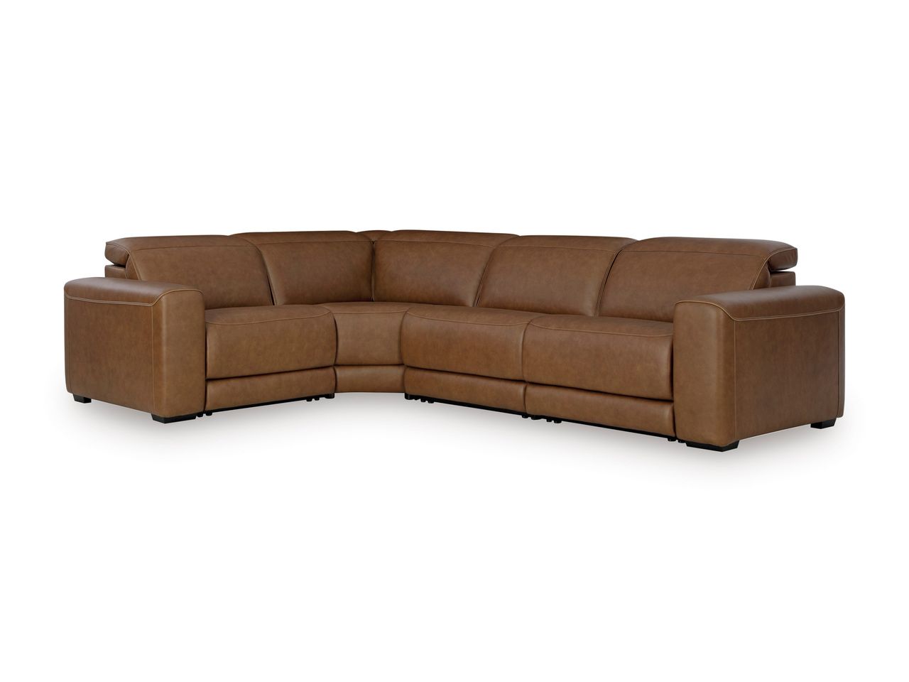 EasyMoney 3-Piece Power Reclining Sectional Sofa In Caramel NCU10700S9