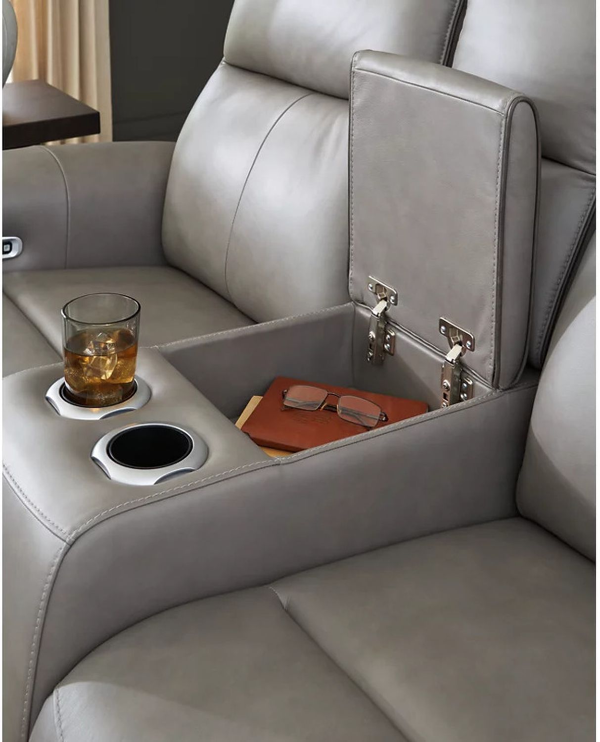 5Z-Dreamlight Power Reclining Loveseat with Console In Coin NCU1090018