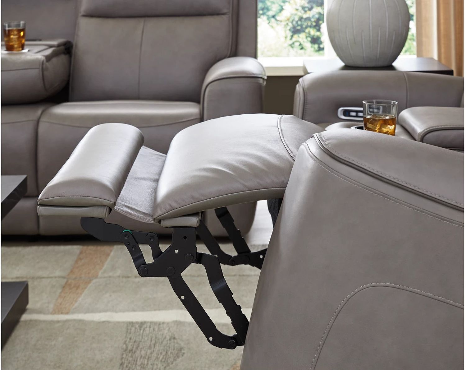 5Z-Dreamlight Power Reclining Loveseat with Console In Coin NCU1090018