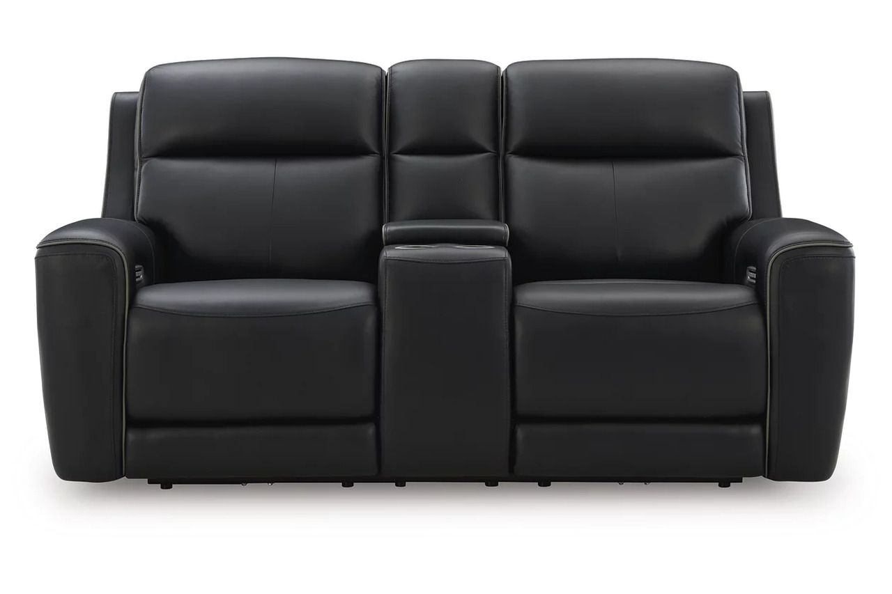 5Z-Dreamlight Power Reclining Loveseat with Console In Onyx NCU1090218