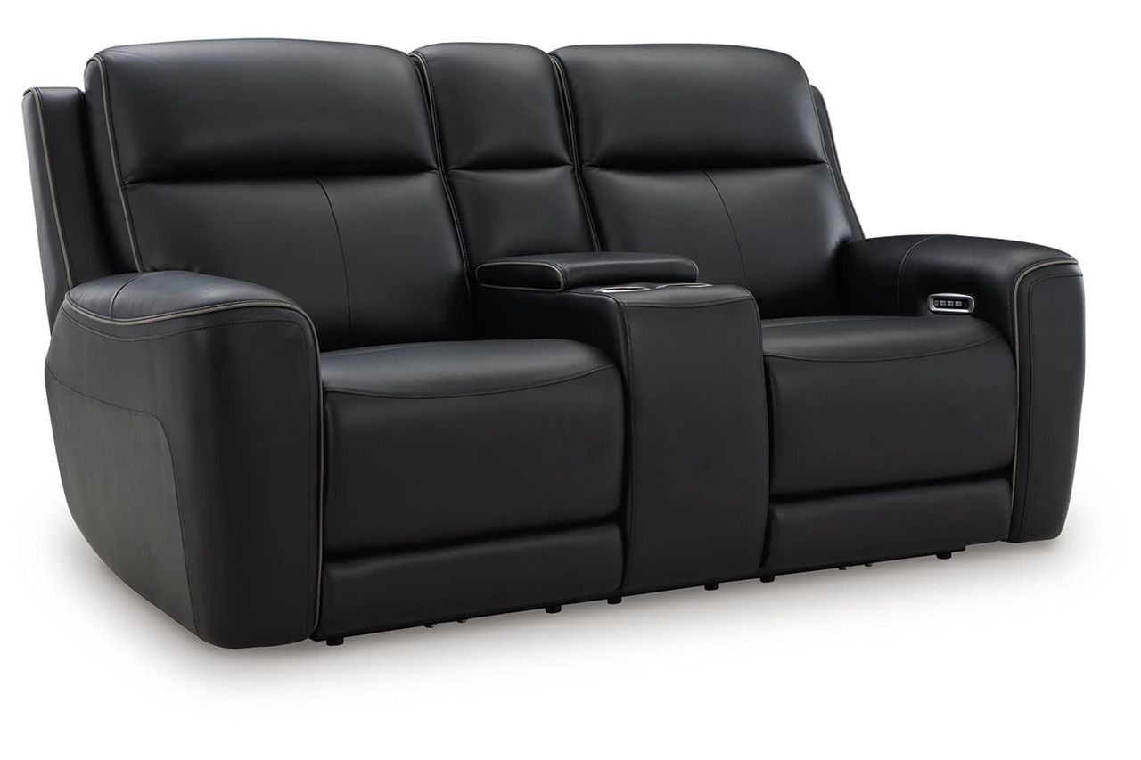 5Z-Dreamlight Power Reclining Loveseat with Console In Onyx NCU1090218