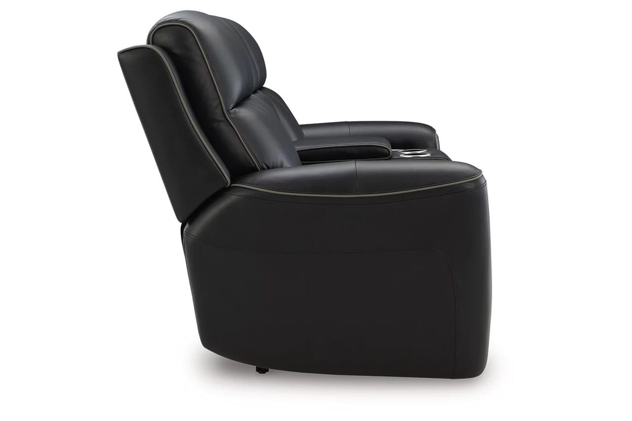 5Z-Dreamlight Power Reclining Loveseat with Console In Onyx NCU1090218