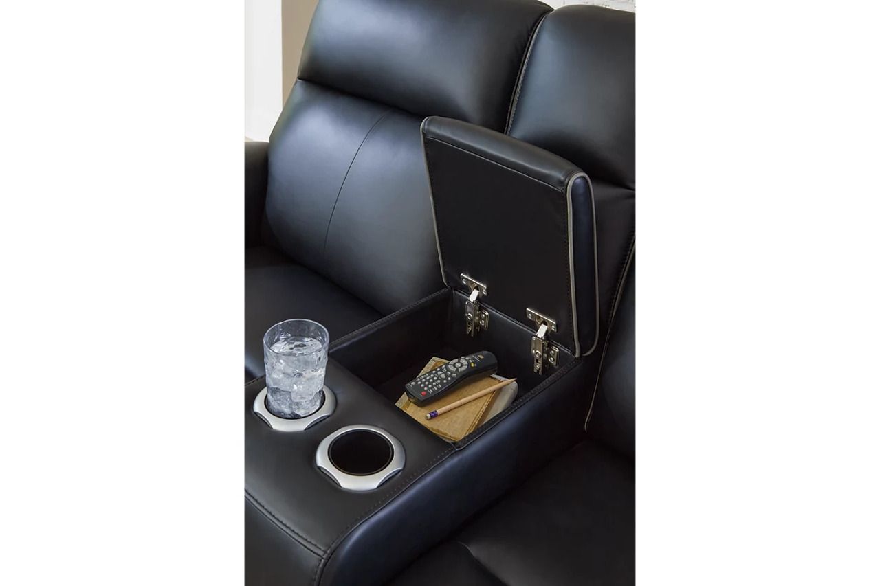 5Z-Dreamlight Power Reclining Loveseat with Console In Onyx NCU1090218