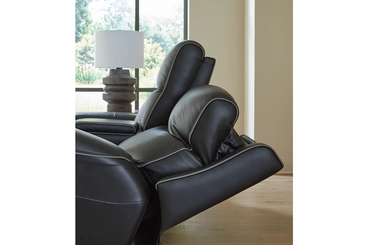 5Z-Dreamlight Power Reclining Loveseat with Console In Onyx NCU1090218