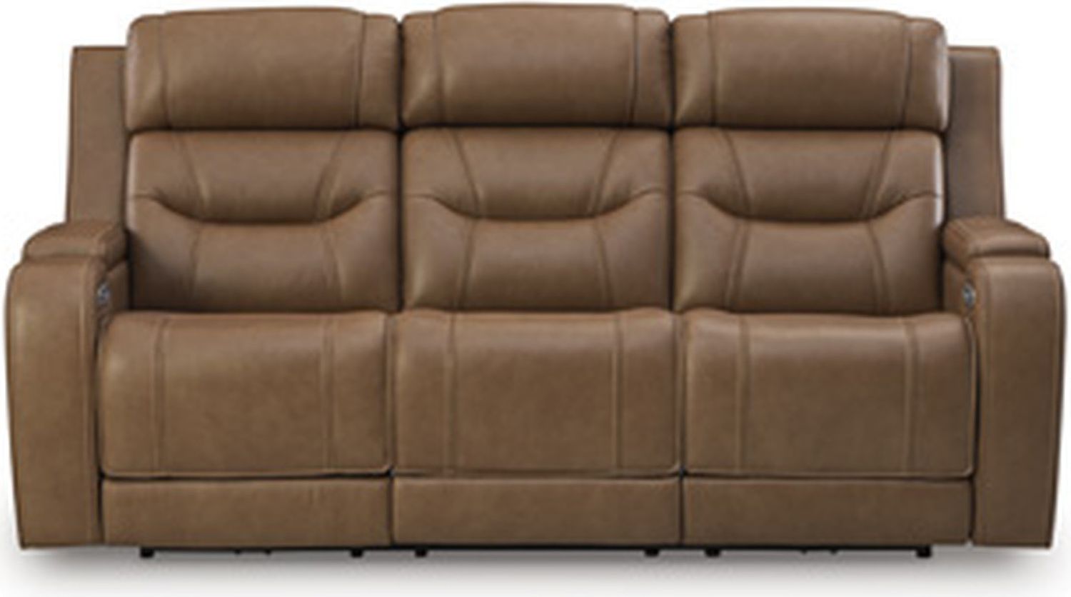 Guru Power Reclining Sofa with Audio Seating In Caramel NCU1160015A