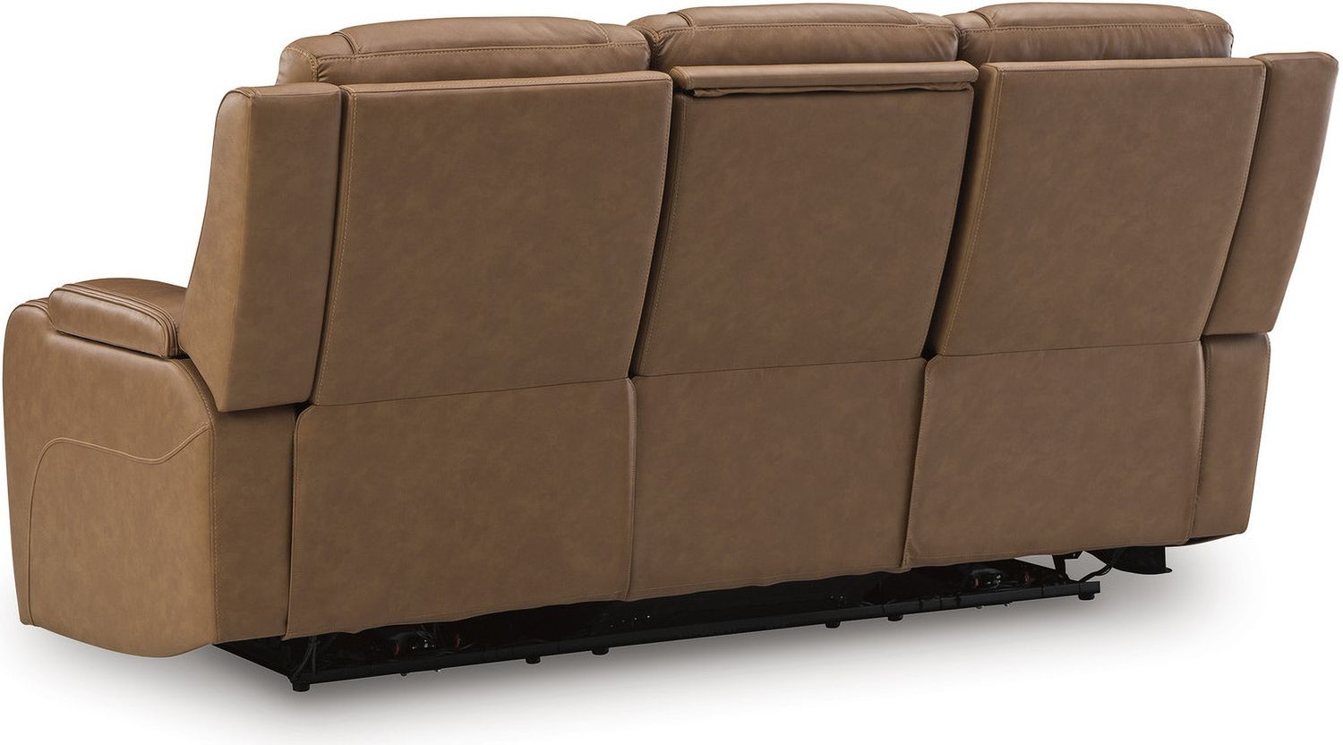Guru Power Reclining Sofa with Audio Seating In Caramel NCU1160015A