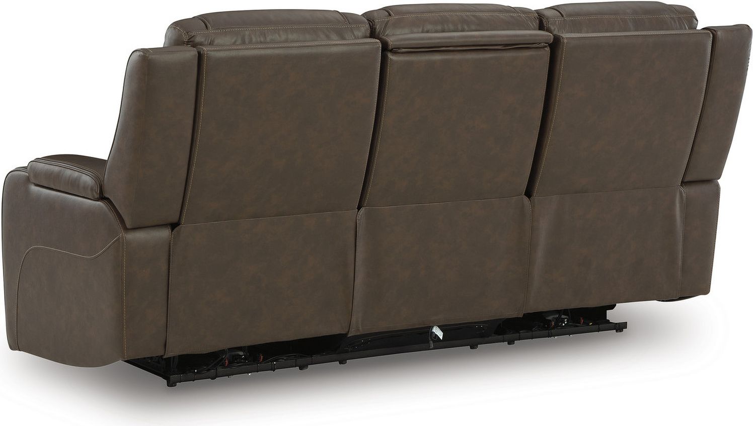 Guru Power Reclining Sofa with Audio Seating In Brown NCU1160215A