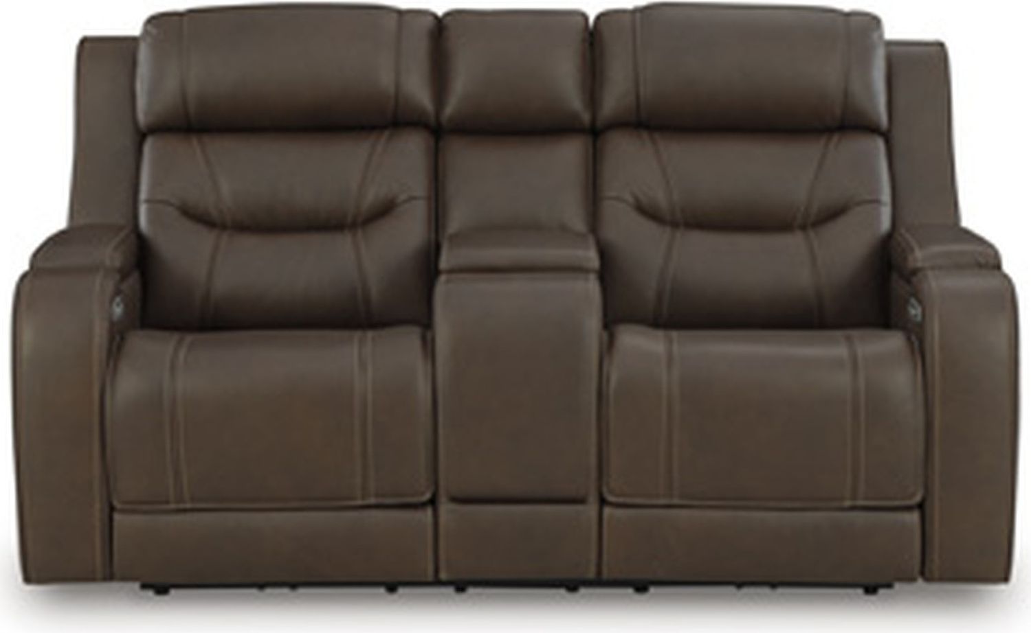 Guru Power Reclining Loveseat with Audio Seating In Brown NCU1160218A