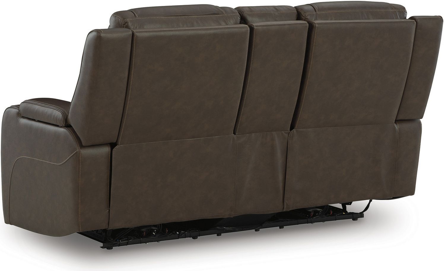 Guru Power Reclining Loveseat with Audio Seating In Brown NCU1160218A