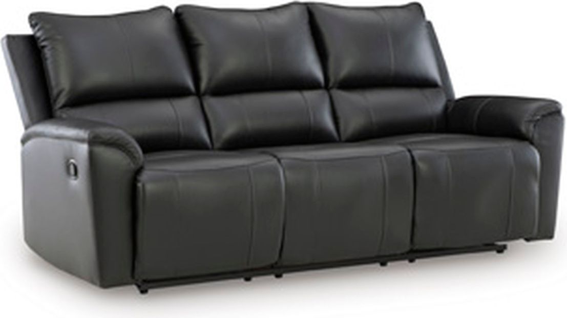 Glassmere Reclining Sofa In Black NCU1170088