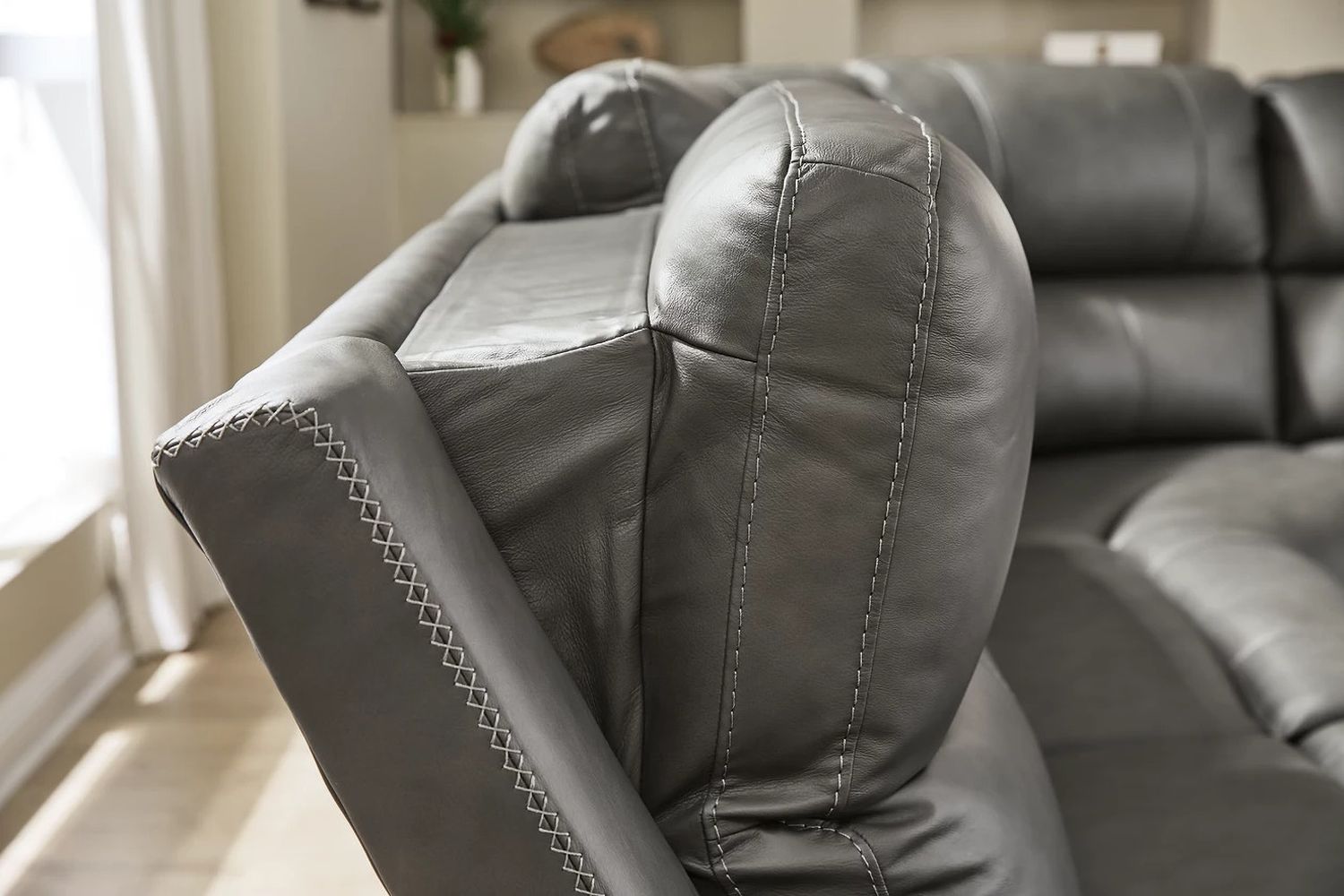Burnley 5-Piece Power Reclining Sectional In Anchor NCU12000S4