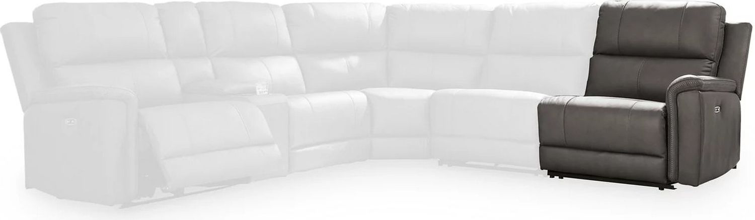 Burnley 5-Piece Power Reclining Sectional In Anchor NCU12000S4