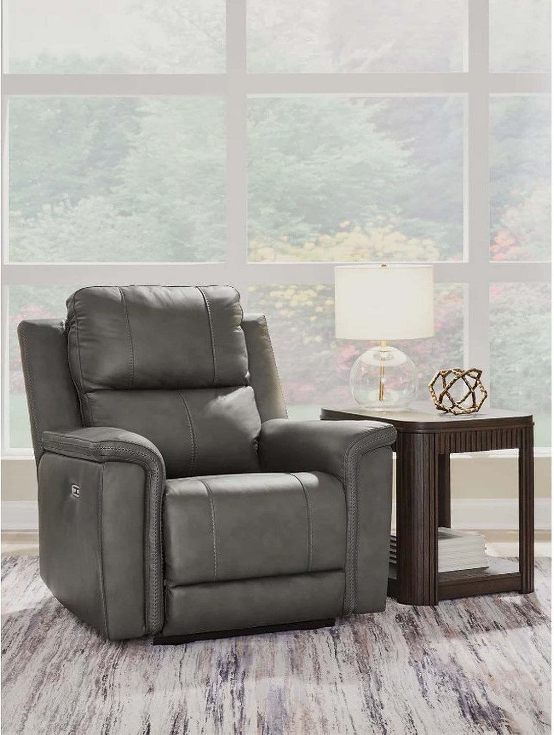 Burnley 5-Piece Power Reclining Sectional In Anchor NCU12000S4