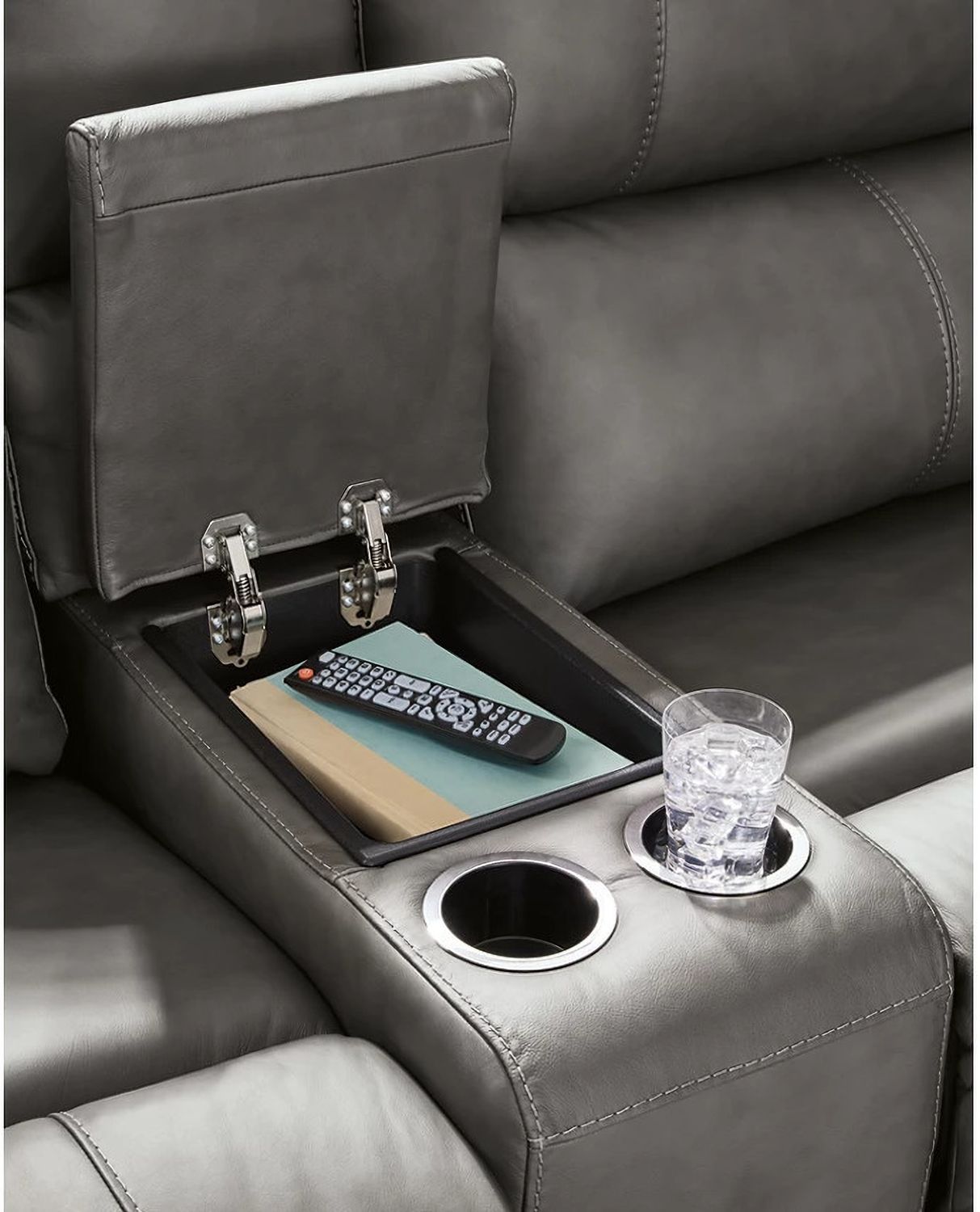 Burnley 6-Piece Power Reclining Sectional In Anchor NCU12000S5