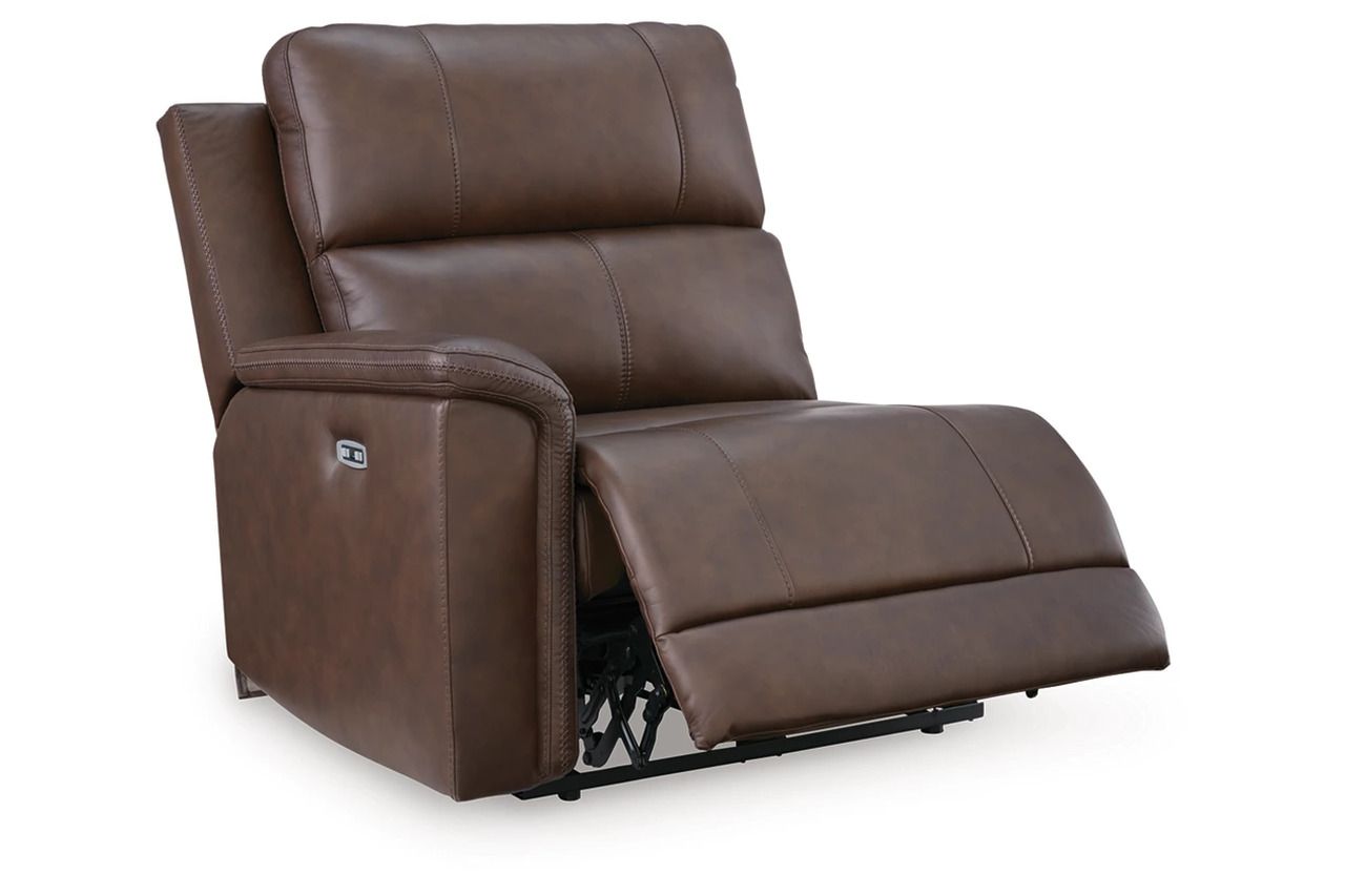 Burnley 5-Piece Power Reclining Sectional In Espresso NCU12001S4