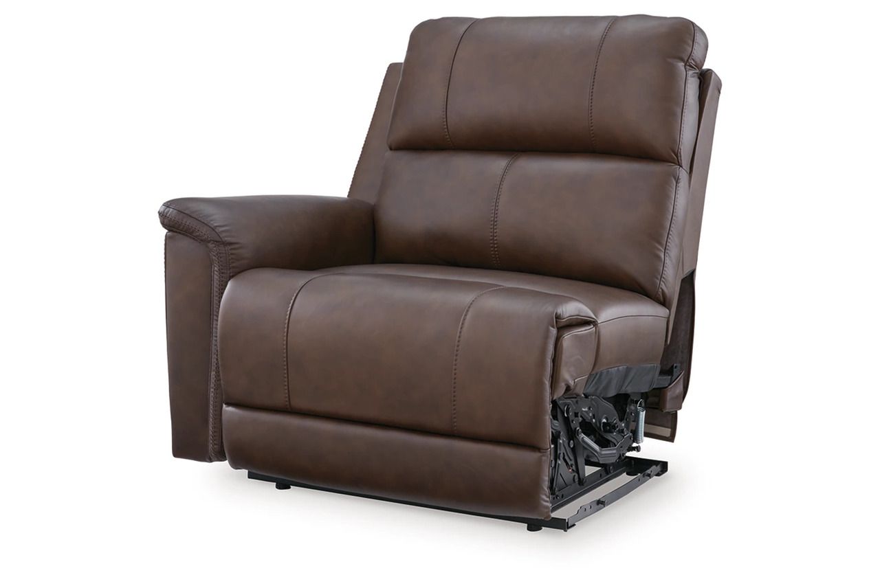Burnley 5-Piece Power Reclining Sectional In Espresso NCU12001S4