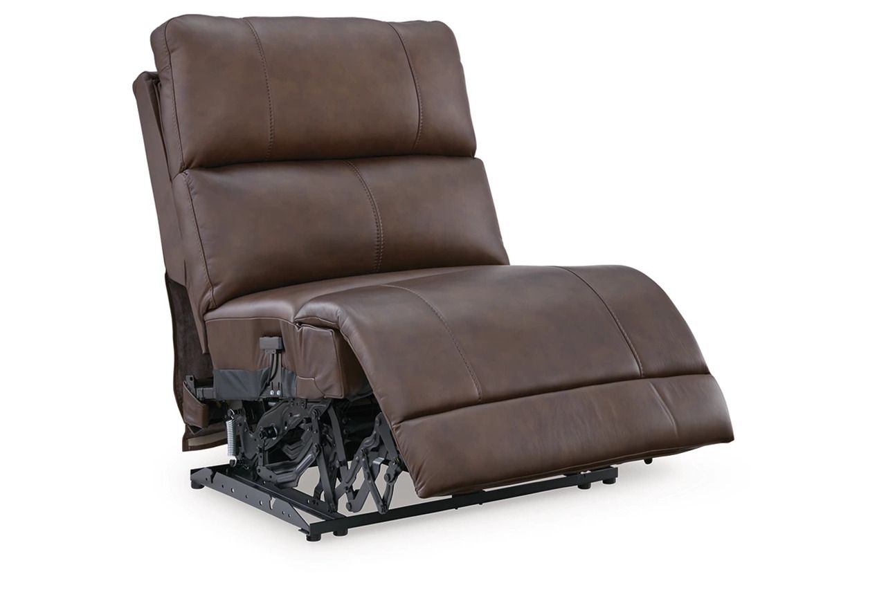 Burnley 5-Piece Power Reclining Sectional In Espresso NCU12001S4