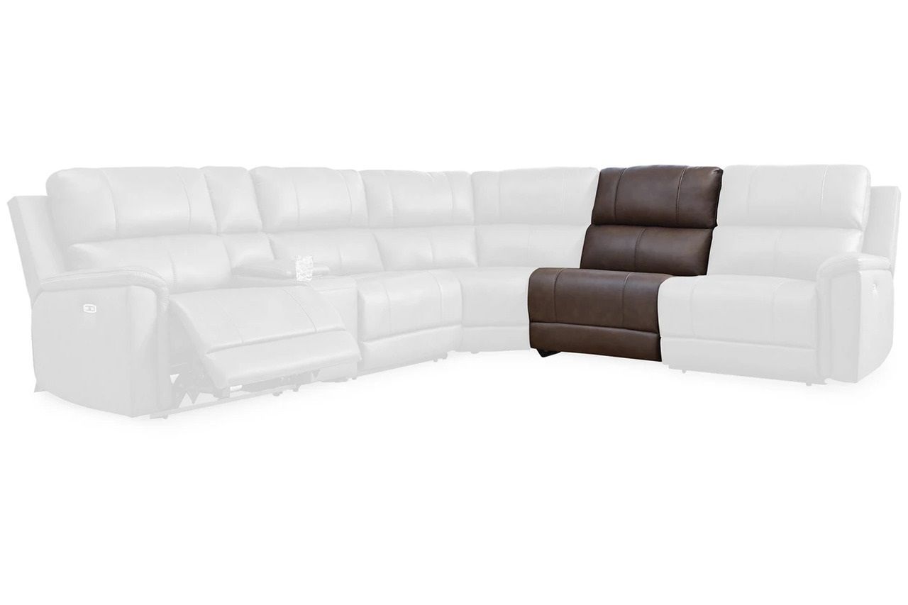 Burnley 5-Piece Power Reclining Sectional In Espresso NCU12001S4