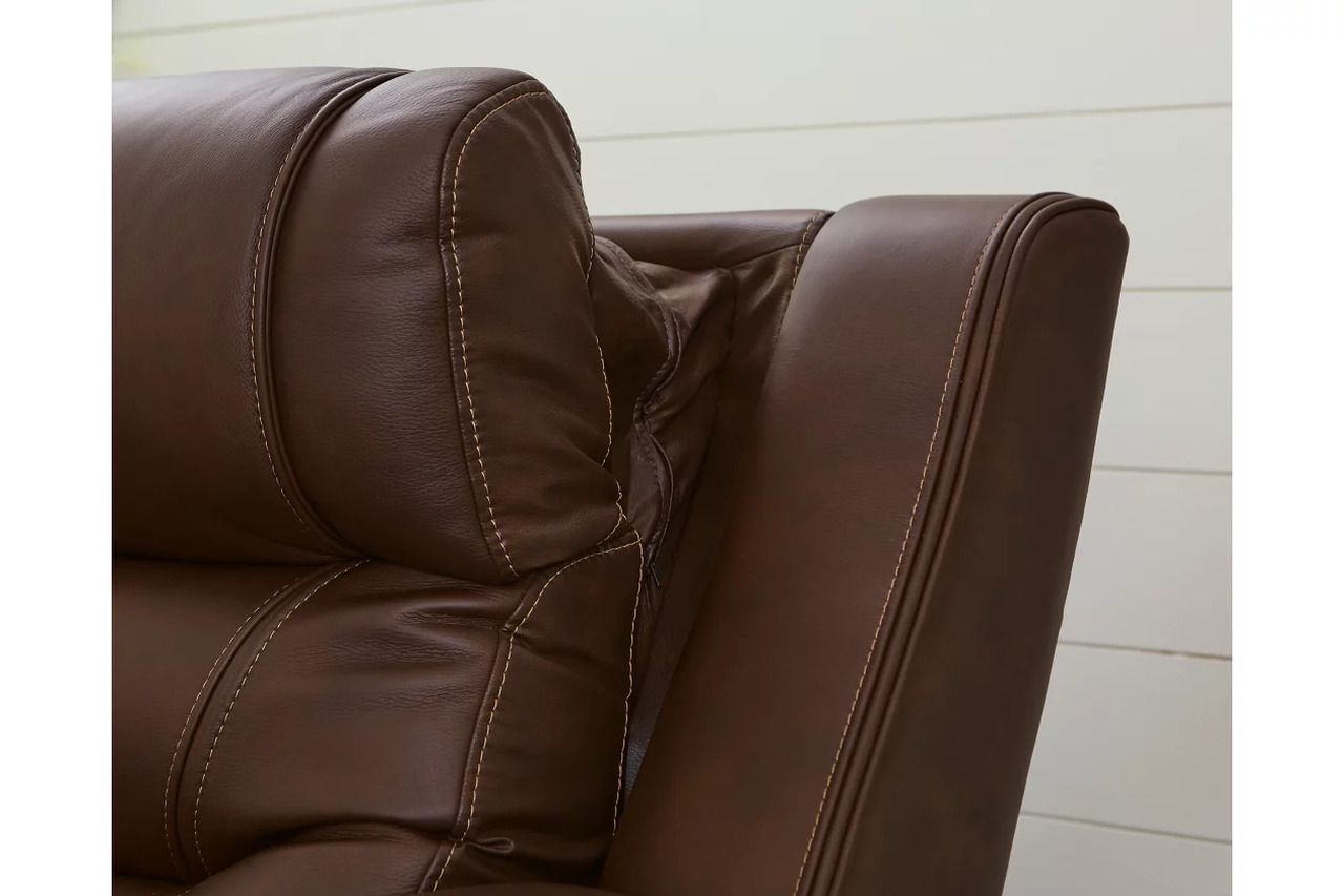 Burnley 5-Piece Power Reclining Sectional In Espresso NCU12001S4