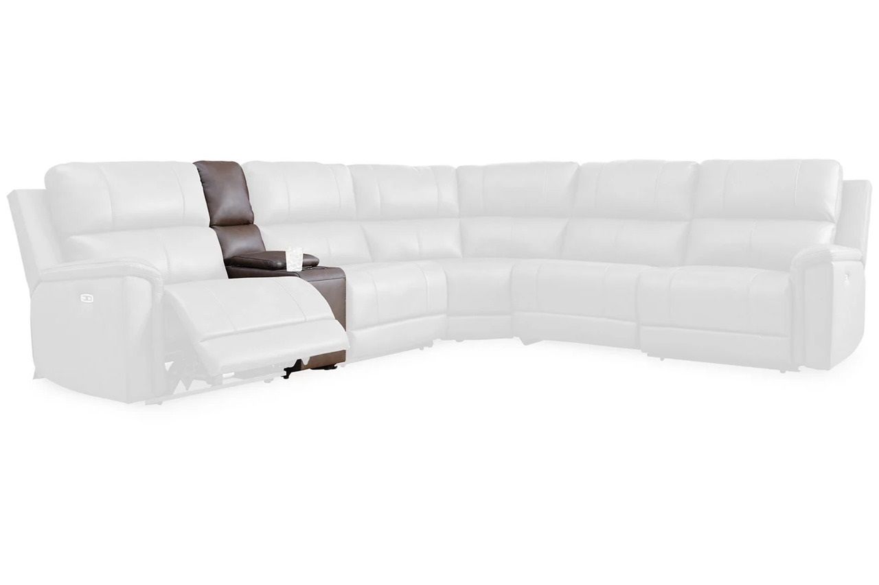 Burnley 6-Piece Power Reclining Sectional In Espresso NCU12001S5