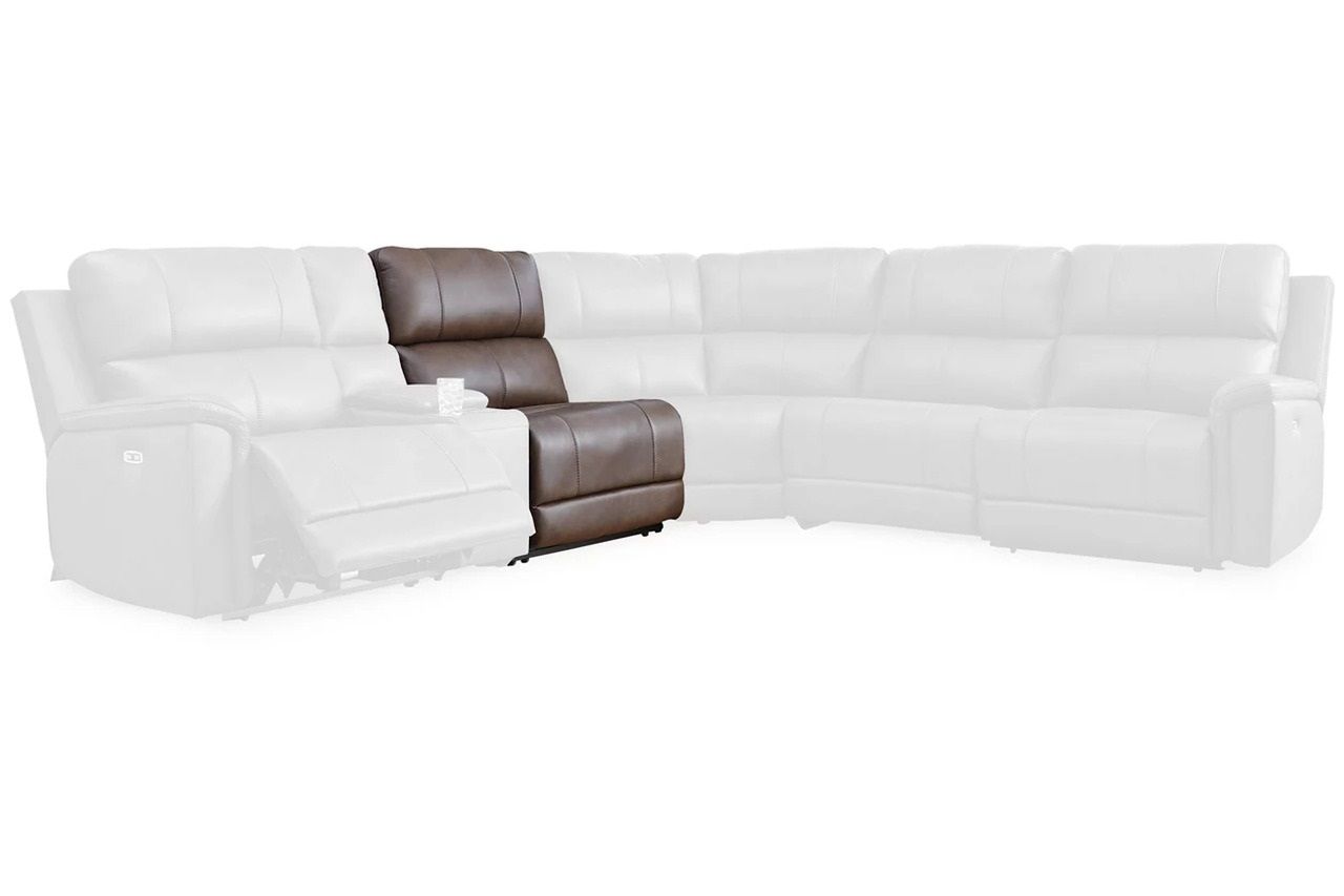 Burnley 6-Piece Power Reclining Sectional In Espresso NCU12001S5