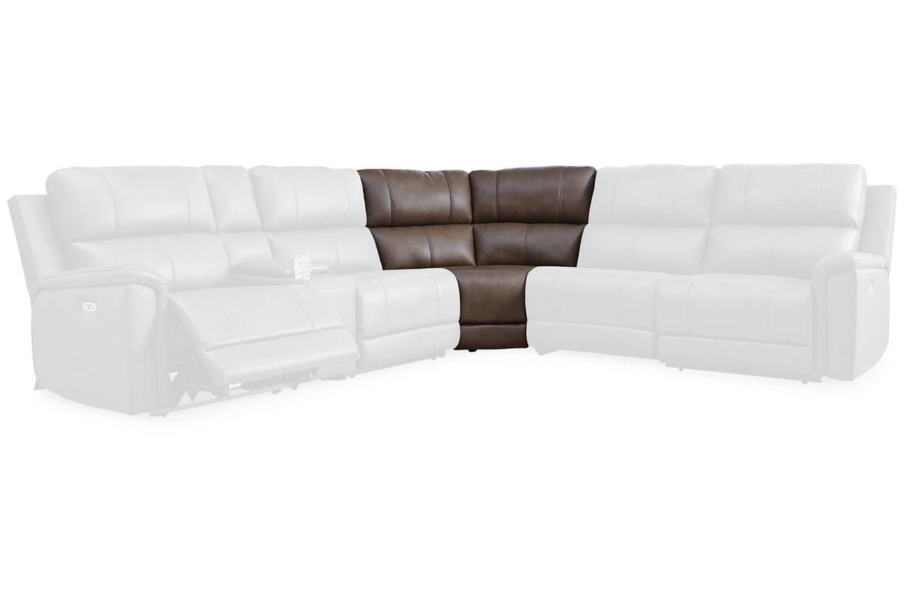 Burnley 6-Piece Power Reclining Sectional In Espresso NCU12001S5