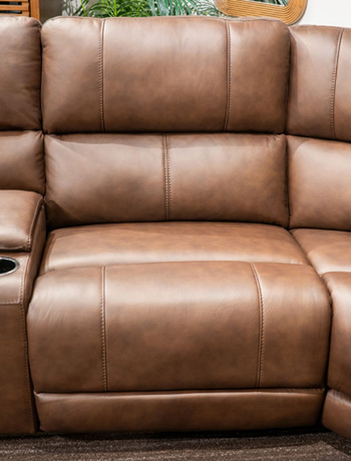 Burnley 6-Piece Power Reclining Sectional In Espresso NCU12001S5