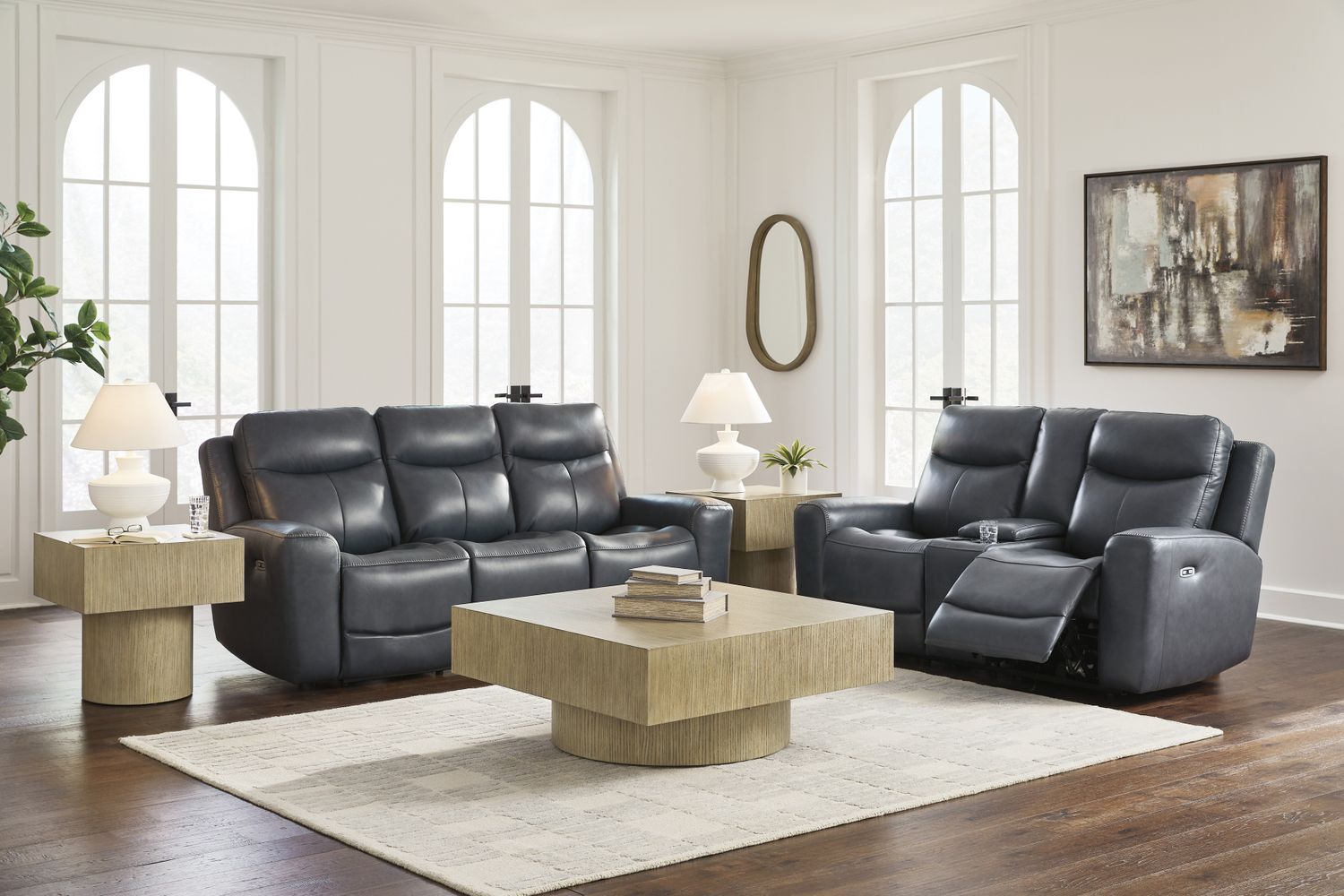 Mighty Moves Power Reclining Sofa In Admiral NCU1210015