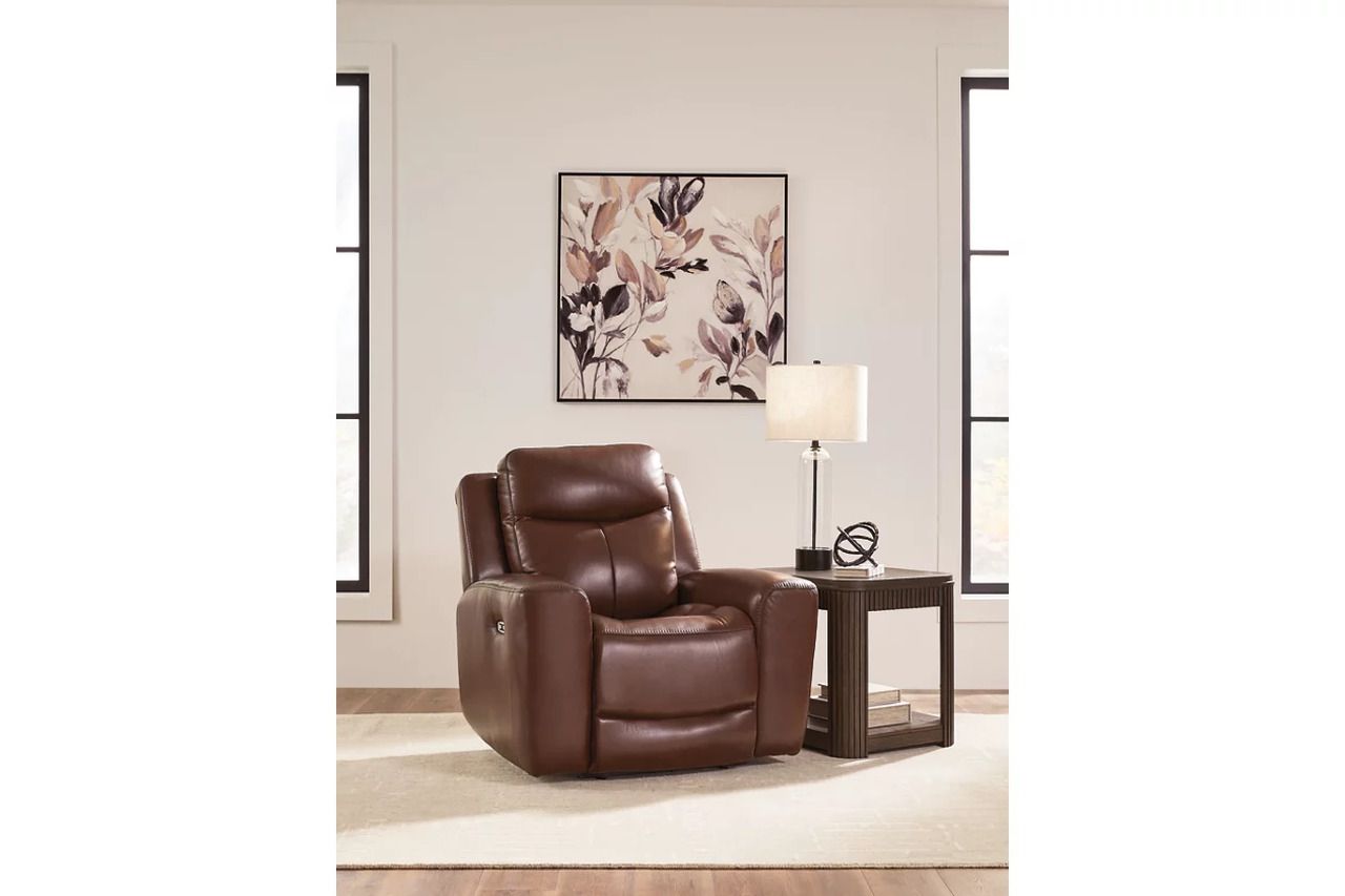 Mighty Moves Power Recliner In Mahogany NCU1210213