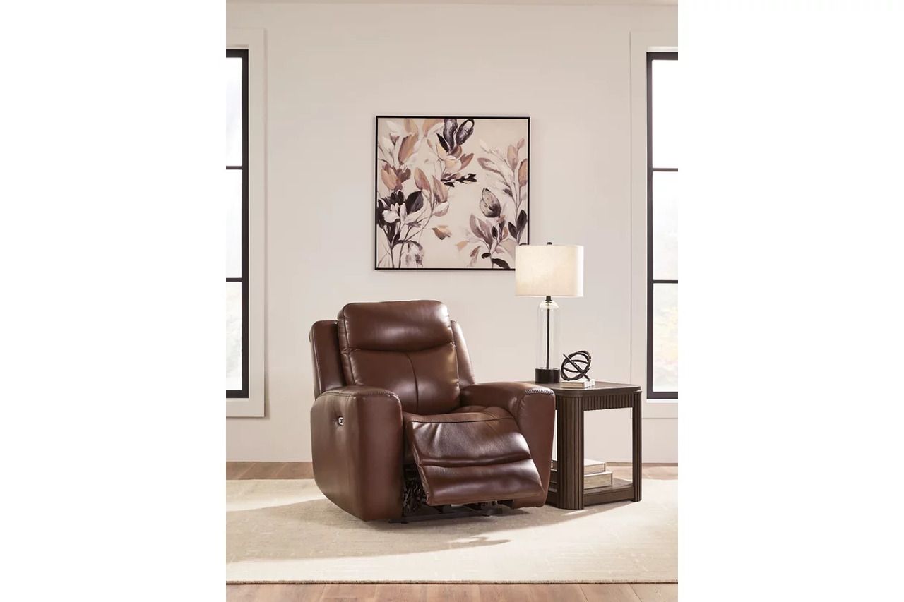 Mighty Moves Power Recliner In Mahogany NCU1210213
