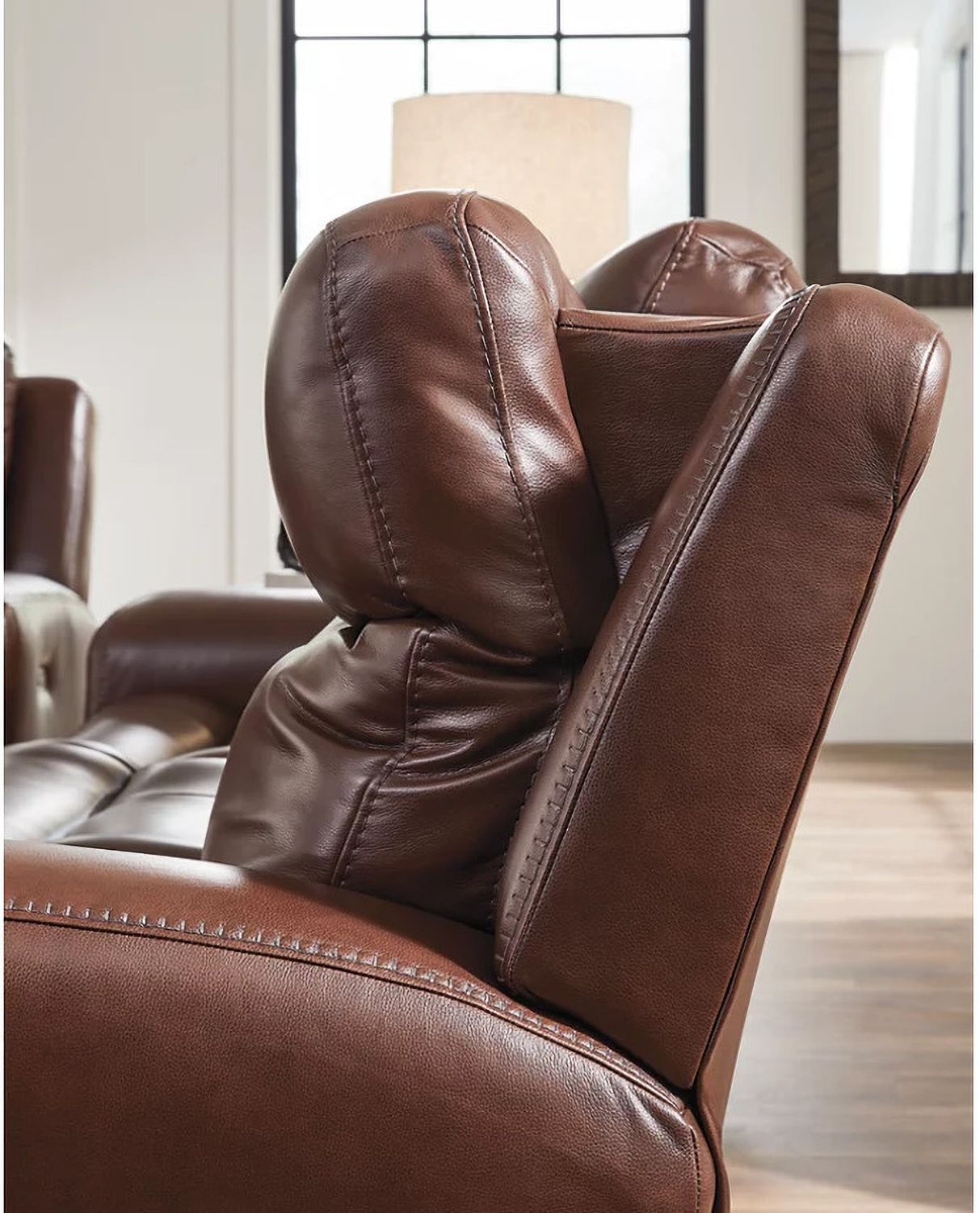 Mighty Moves Power Reclining Sofa In Mahogany NCU1210215