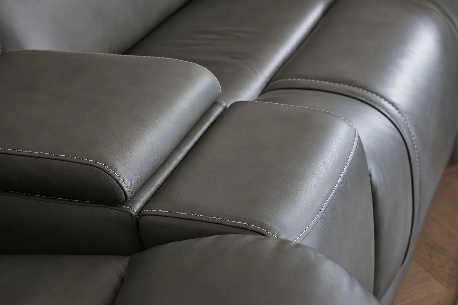 5Z - Pendley 3-Piece Power Reclining Sectional Loveseat with Console In Anchor NCU12600S2