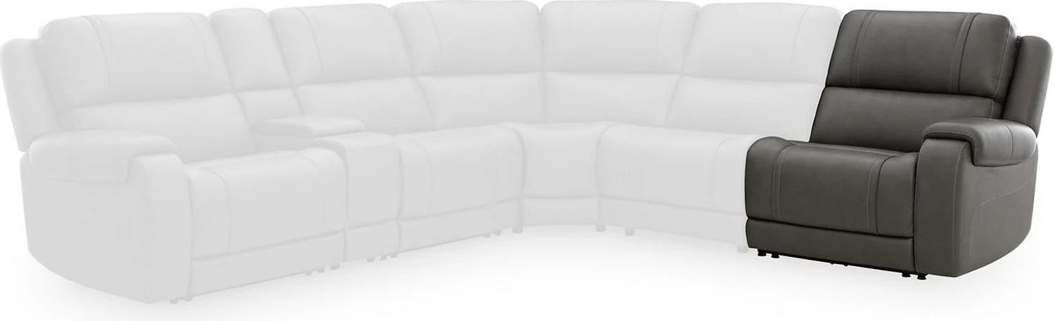 5Z - Pendley 6-Piece Power Reclining Sectional In Anchor NCU12600S5