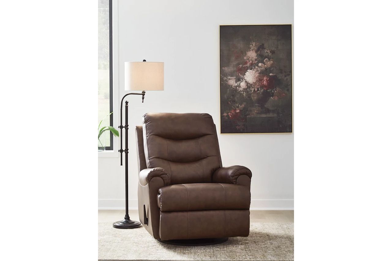 Cedarbrooke Swivel Glider Recliner In Espresso NCU1340061
