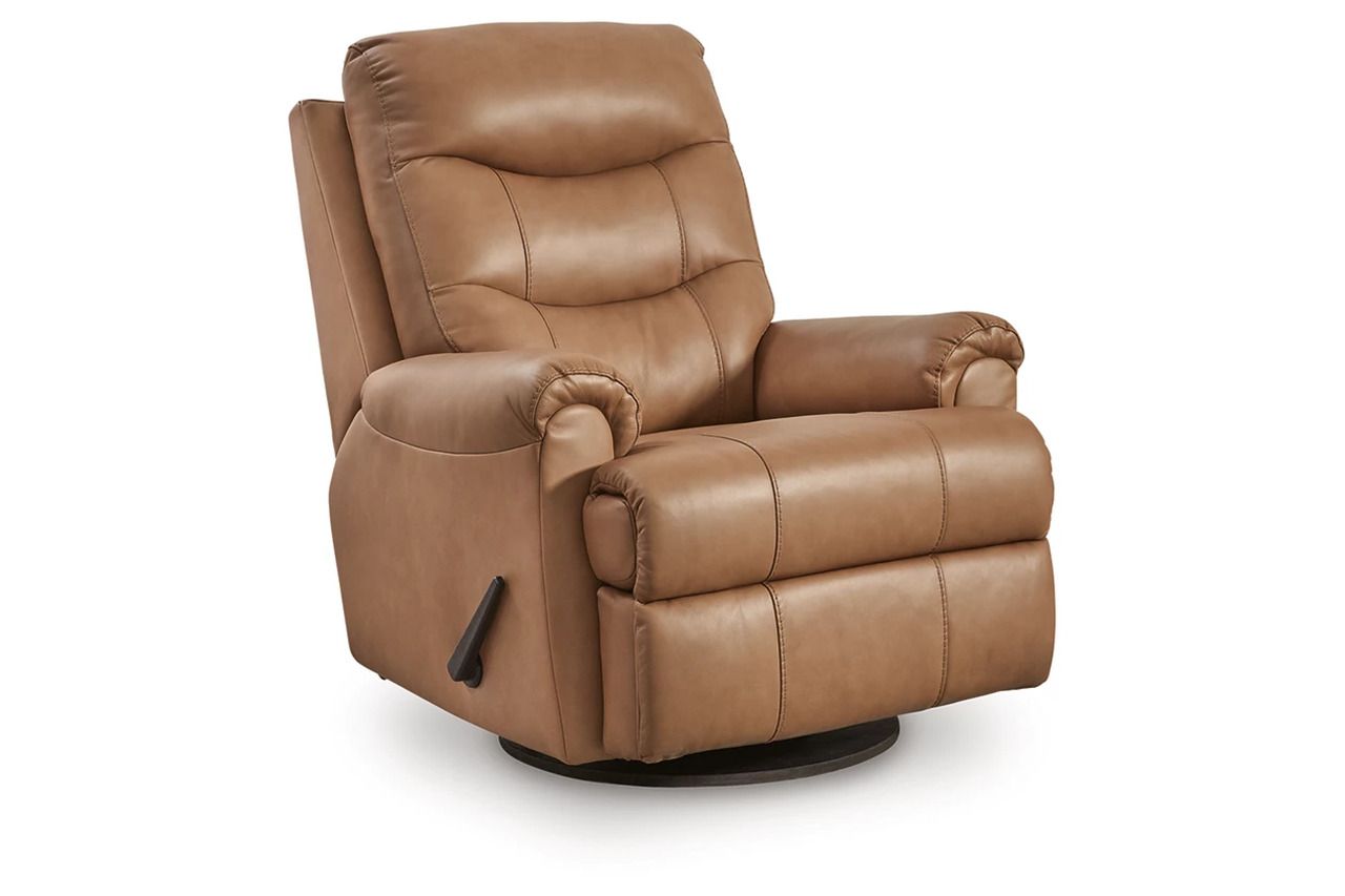 Cedarbrooke Swivel Glider Recliner In Butternut NCU1340161