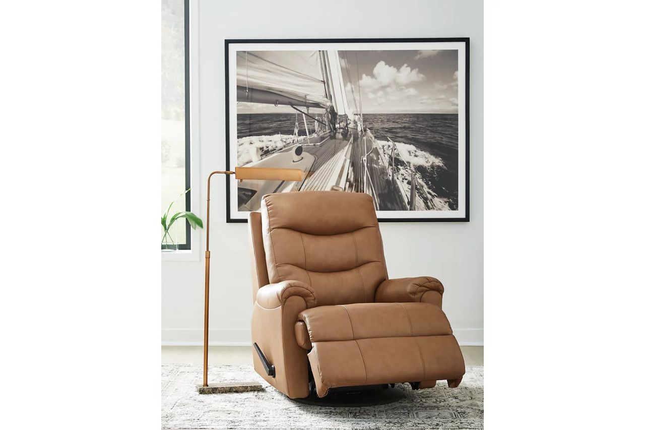 Cedarbrooke Swivel Glider Recliner In Butternut NCU1340161