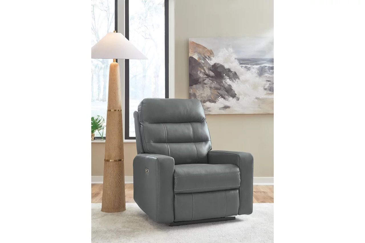 Revival Status Power Recliner In Tideon NCU1350113