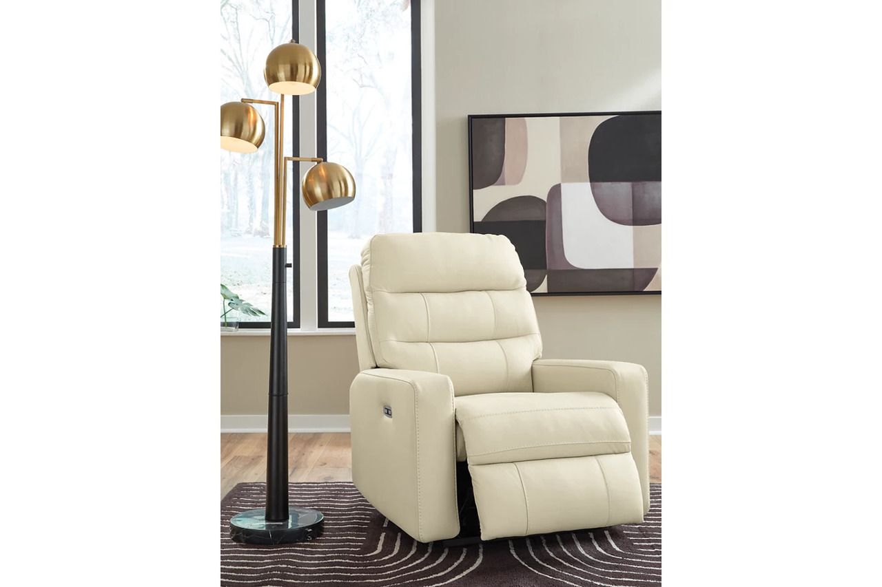 Revival Status Power Recliner In Canvas NCU1350213