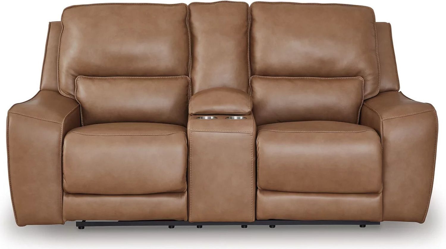 Spear Hill Power Reclining Loveseat with Console In Caramel NCU6260618