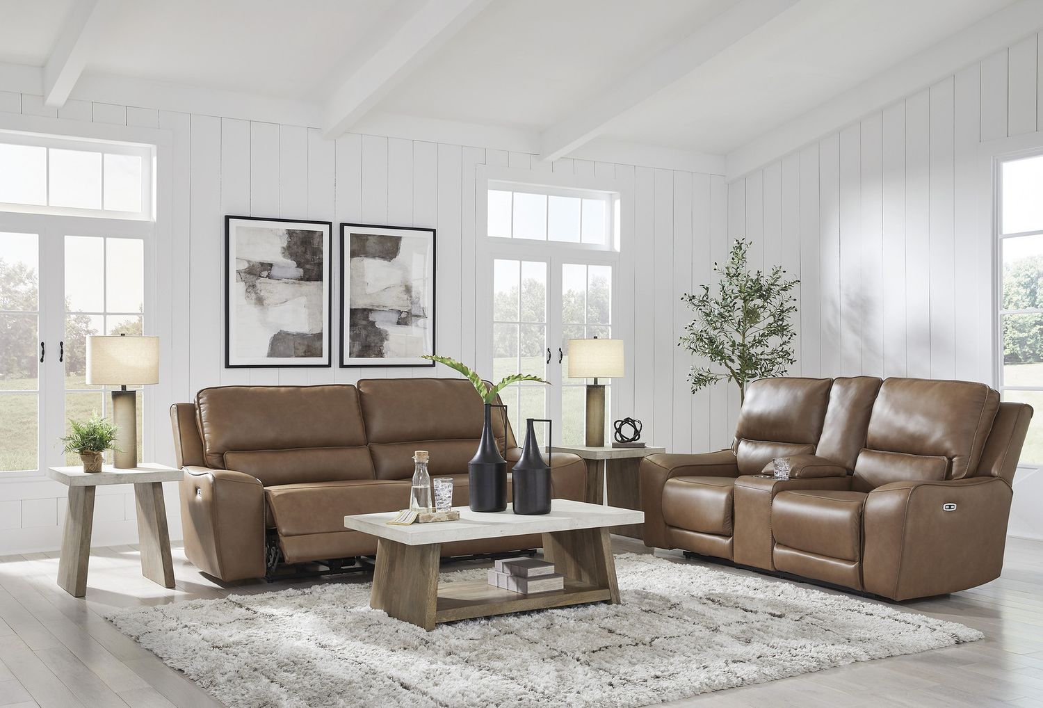 Spear Hill Power Reclining Sofa In Caramel NCU6260647
