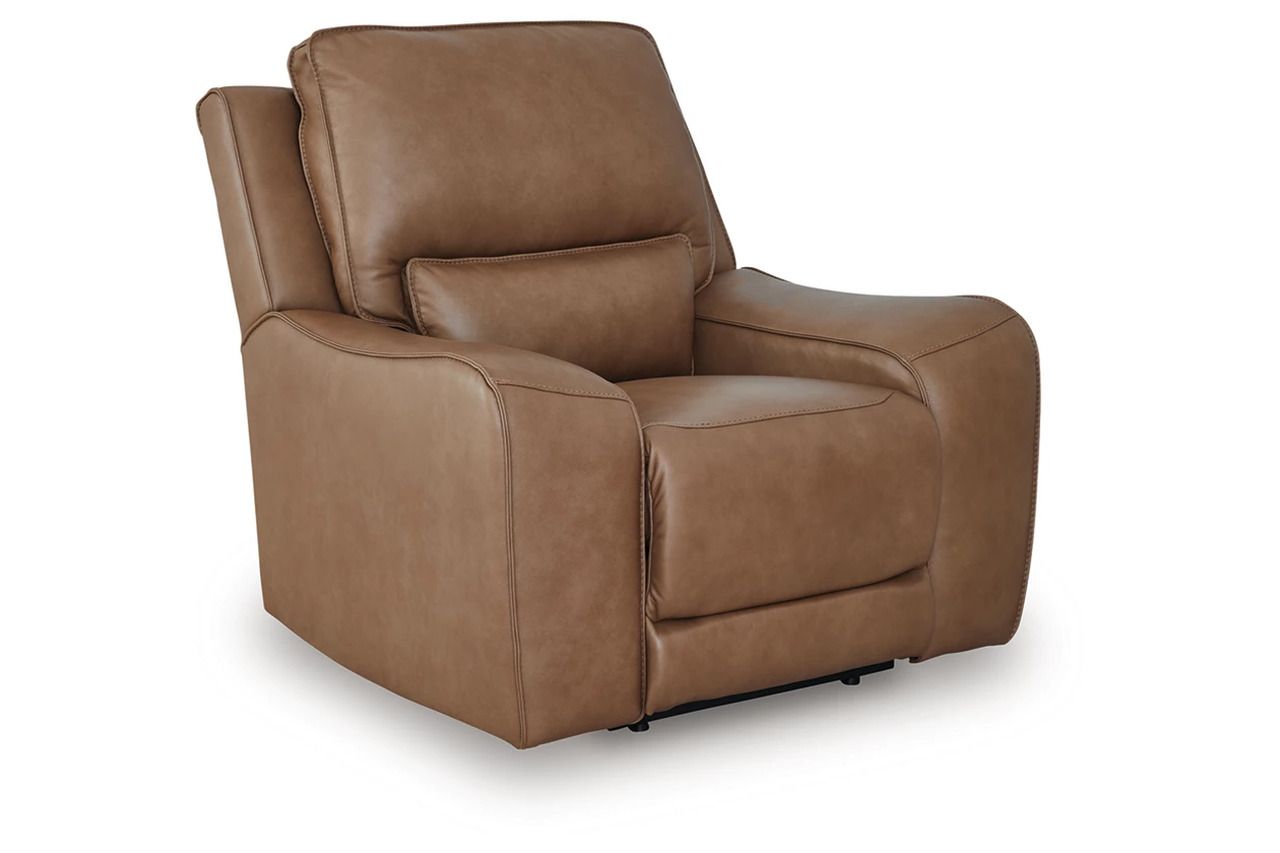 Spear Hill 3-Piece RAF Reclining Sofa Chaise In Caramel NCU62606S22