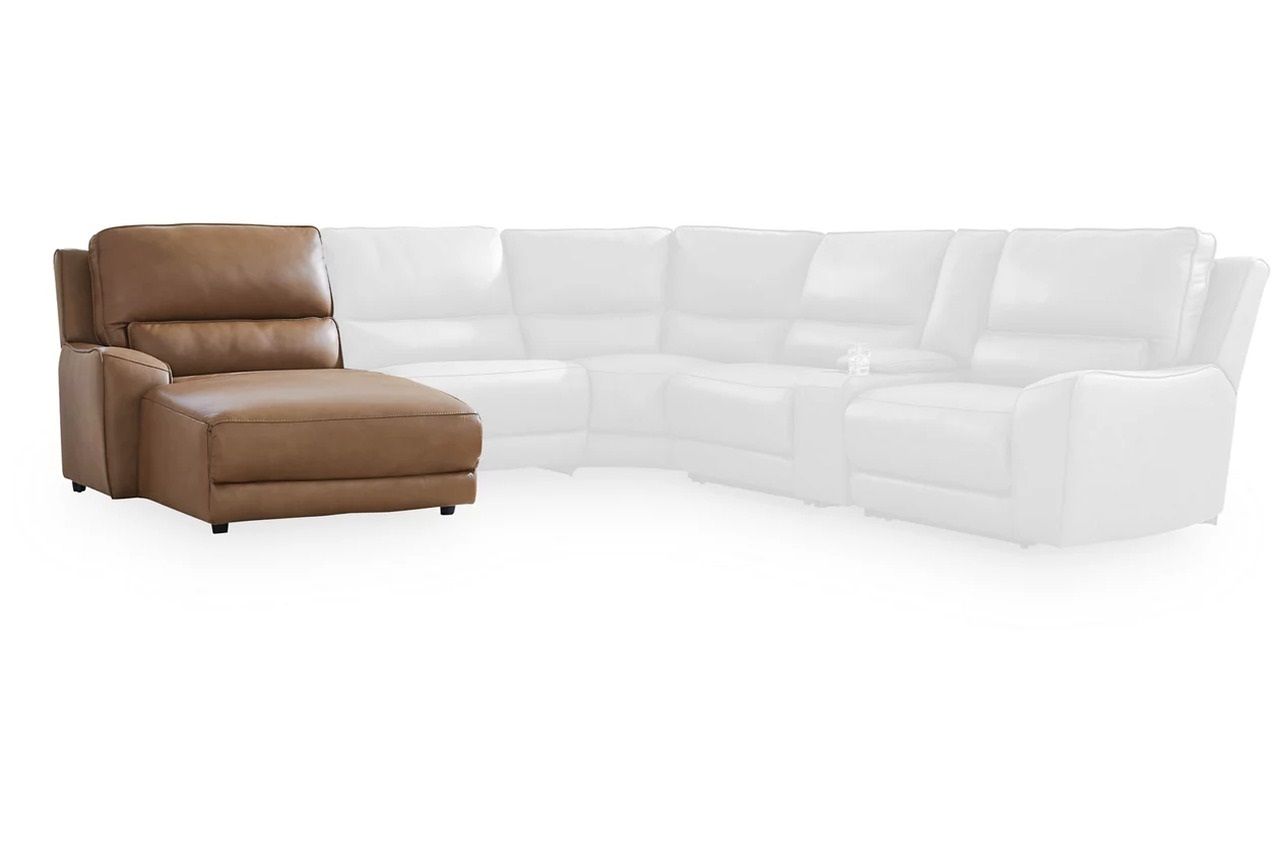 Spear Hill 3-Piece LAF Reclining Sofa Chaise In Caramel NCU62606S23