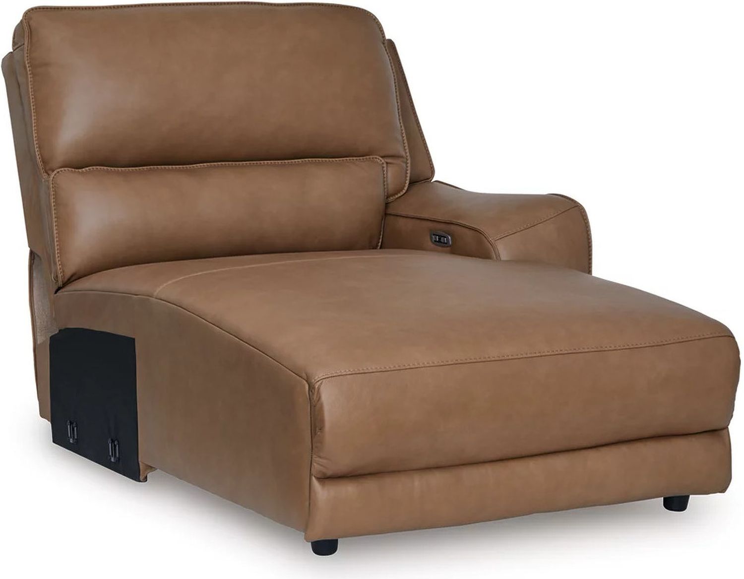 Spear Hill 6-Piece RAF Power Reclining Sectional with Chaise In Caramel NCU62606S6