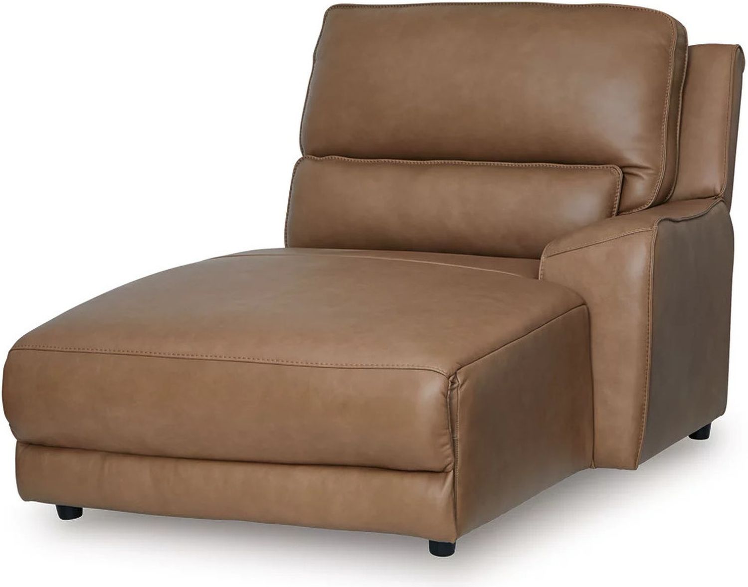 Spear Hill 6-Piece RAF Power Reclining Sectional with Chaise In Caramel NCU62606S6