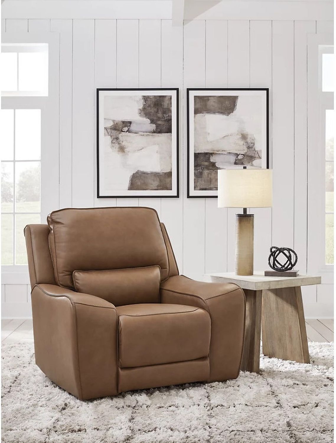 Spear Hill 5-Piece Power Reclining Sectional In Caramel NCU62606S8