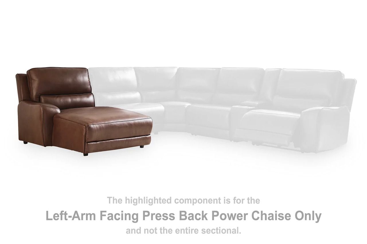 Spear Hill 6-Piece Power Reclining Sectional with LAF Chaise In Canyon NCU62607S19