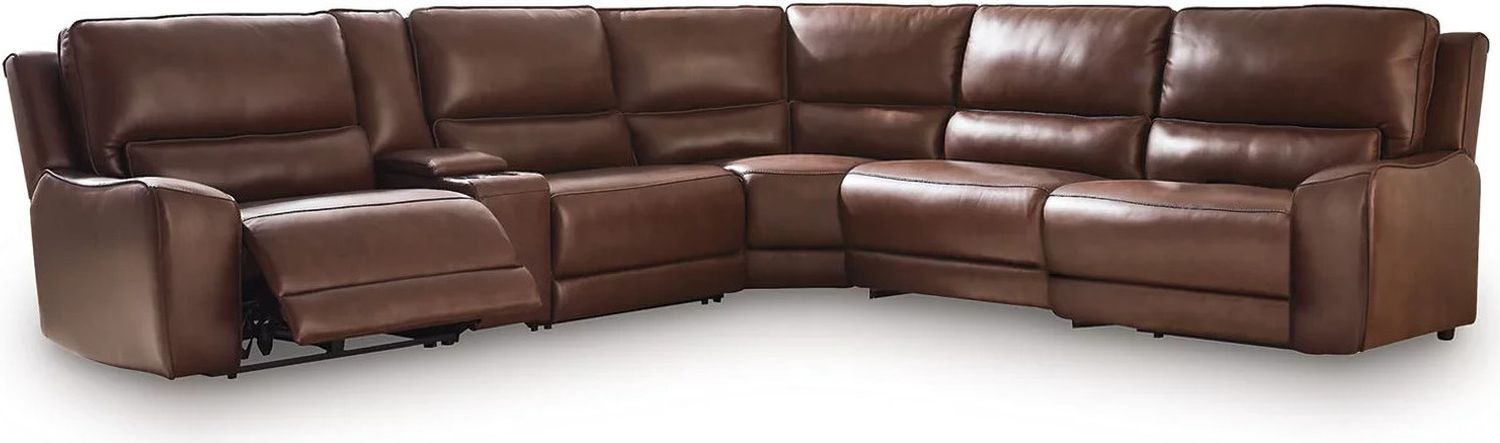 Spear Hill 6-Piece Reclining Sectional with Storage Console In Canyon NCU62607S36