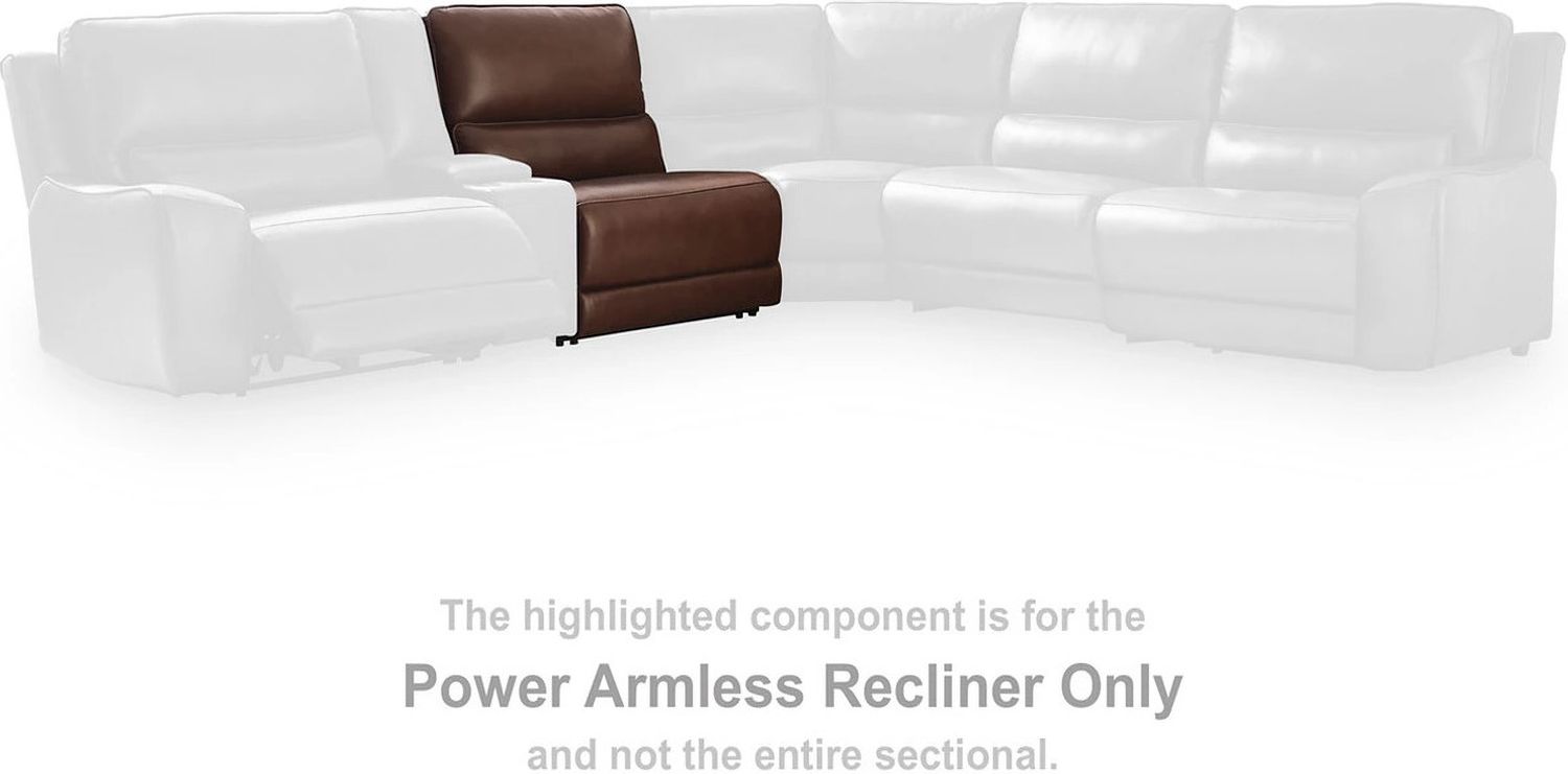 Spear Hill 6-Piece Reclining Sectional with Storage Console In Canyon NCU62607S36