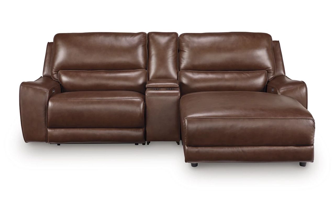 Spear Hill 3-Piece Power Reclining Sectional with RAF Chaise In Canyon NCU62607S4